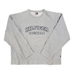 Vintage TOMMY HILFIGER DENIM Spell Out Crewneck Sweatshirt